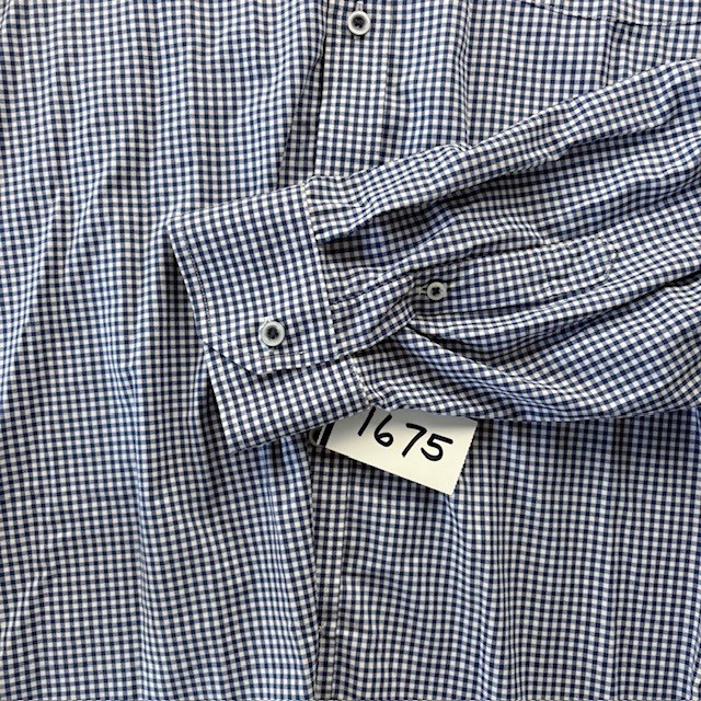 Johnston Murphy Performance Gingham Button Down S… - image 6