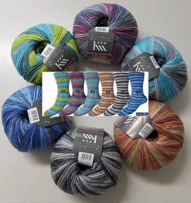 ONline KKK Socks Merino Extrafein Color 4-fach Sockenwolle 100g