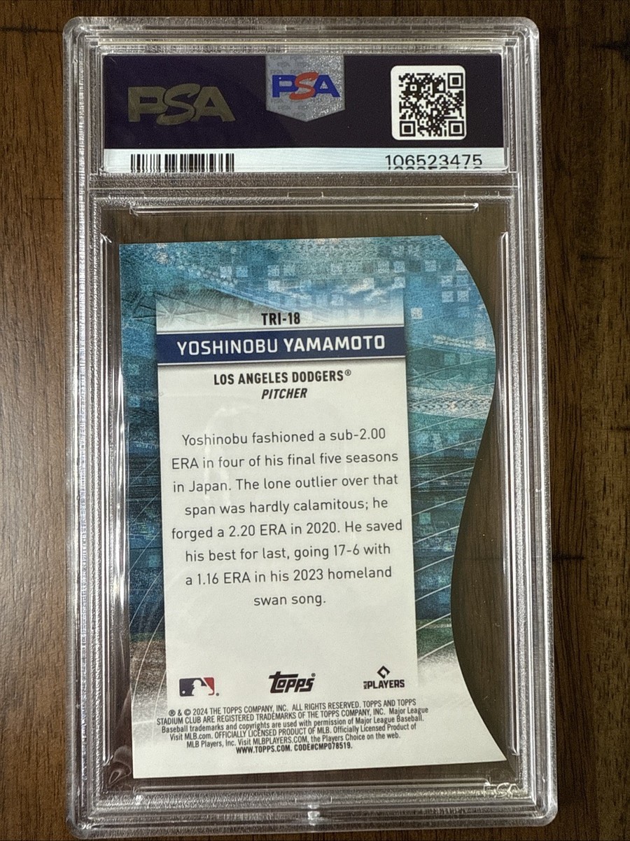 2024topps stadium club Triumviratesドジャース 2024 Topps Stadium Club - Triumvirates Yoshinobu Yamamoto