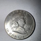 1961 D Silver Franklin Half Dollar