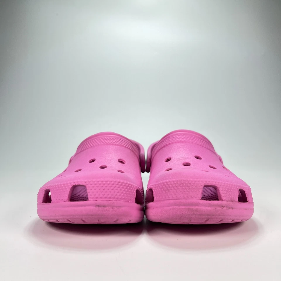 Sandalias Crocs Clásicas Zueco Rosa Sin Cordones Cómodas Informales 206991 Juvenil Talla 3 Foto 2 de 4