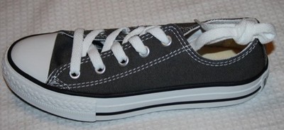 Converse Chucks NEU Gr.30 / US 12,5 Flach Grau Basketballschuhe Sneaker All Star