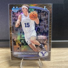 2025-26 Bowman - Richie Saunders Chrome Reptillian Refractor