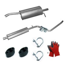 Komplette Auspuff + Anbausatz für Dacia Duster   1.6 16V 77kW 105PS SUV