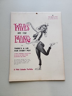 Wives Are For Loving 1966 Calendar Portfolio Funny Portraits