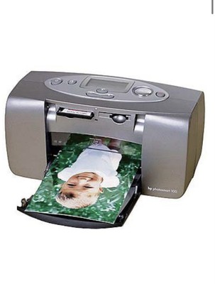 HP Photosmart 100 Photo Direct Inkjet Printer Bundle C8441A With Photo Paper