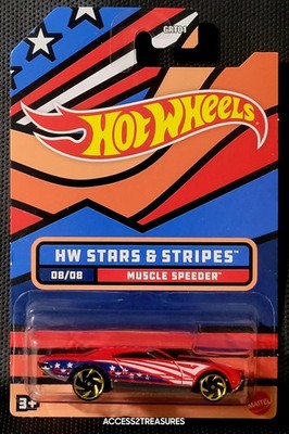 2022 Hot Wheels Muscle Speeder (8/8) Stars & Stripes