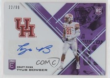 2017 Panini Elite Draft Picks Aspirations Purple 22/99 Tyus Bowser #272 Auto z5i