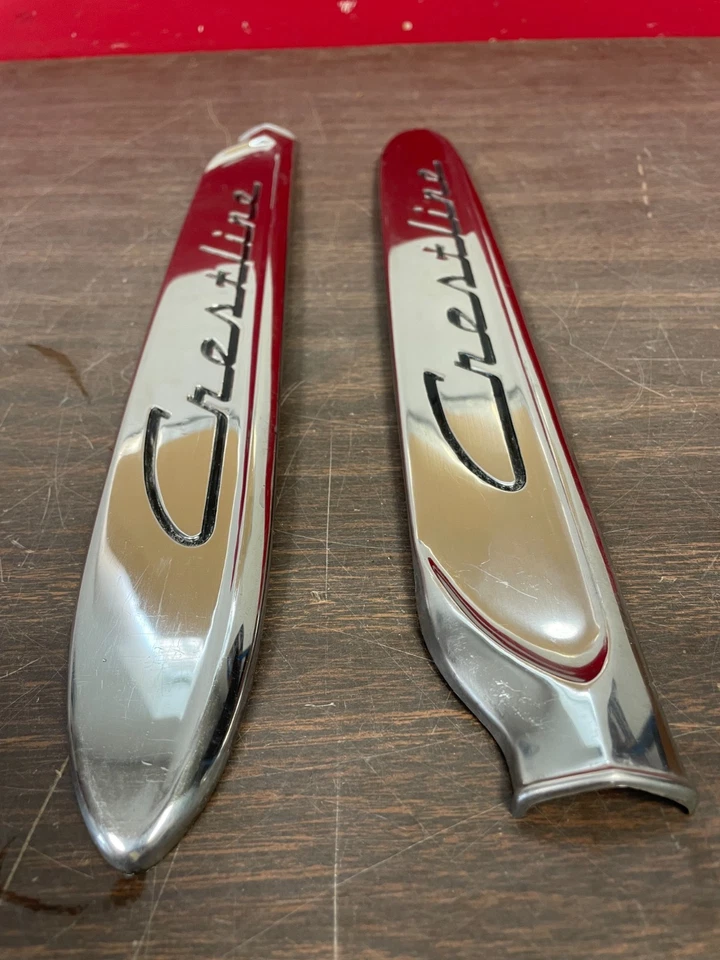 1953 FORD CRESTLINE VICTORIA SUNLINER КРЫЛО ОТДЕЛКА КОПЬЯ NOS ИЗЯЩНЫЙ 1025 - Изображение 2 из 4