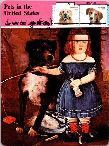 Dr Jim Stamps Maximum Card Pets Dogs 2V Forever Fdc