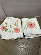 Geoffrey Beene Fieldcrest 4 Pc Set Bath & 3  Hand Towels unwashed unused