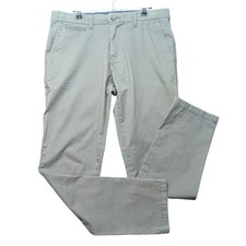 Tommy Hilfiger Men's 33x32 Slim Fit THFlex Stretch Gray Chino Pants