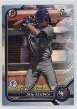2022 Bowman Draft 1st Edition Sky Blue Foil Josh Kasevich #BD-45 0g27