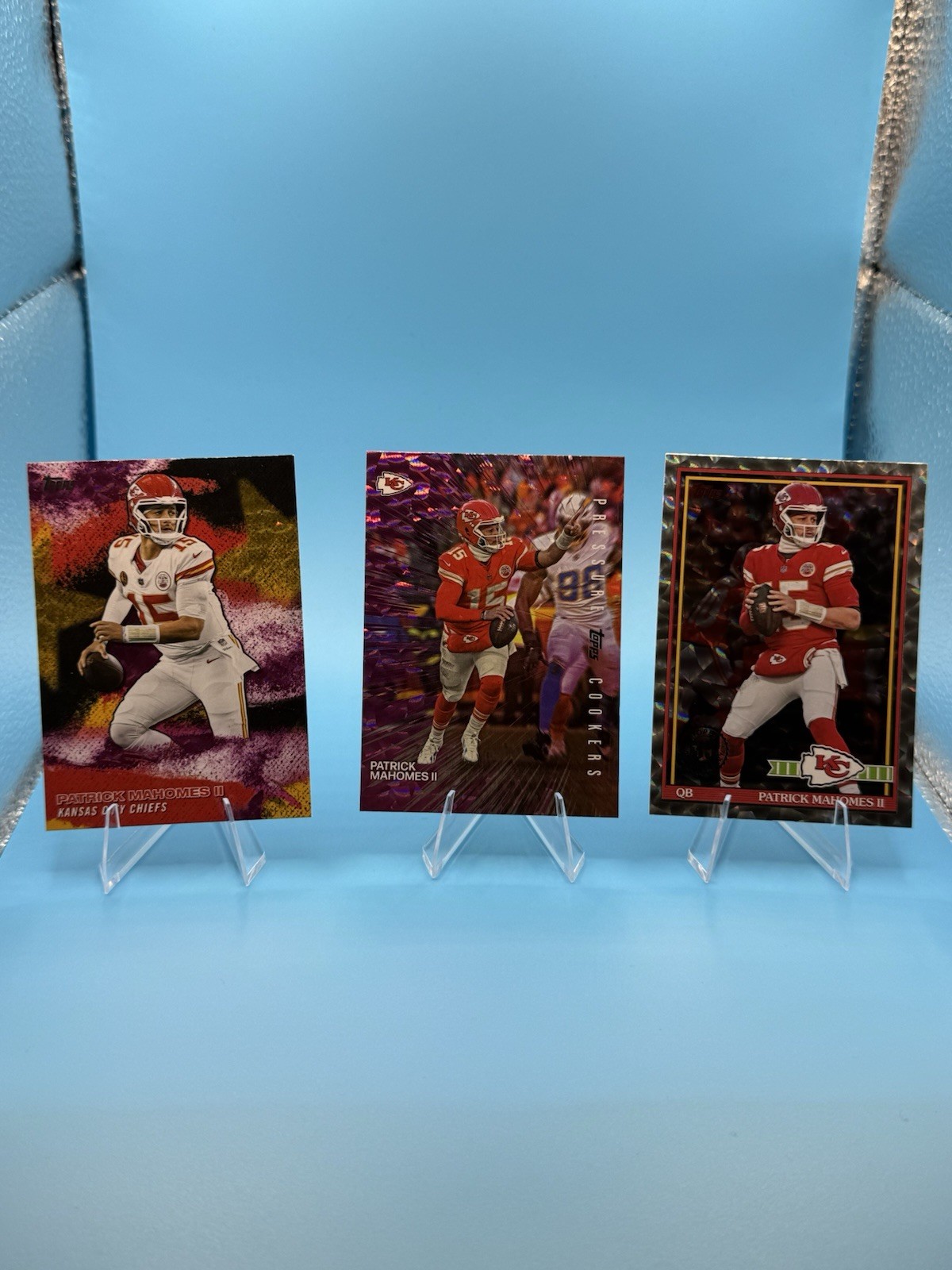 2026 Topps Flagship - Patrick Mahomes II 3 Card Lot Insert Lot Chiefs