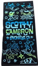 Scotty Cameron Wasabi Surfer Gallery Towel New Release SMOKE FREE HOME