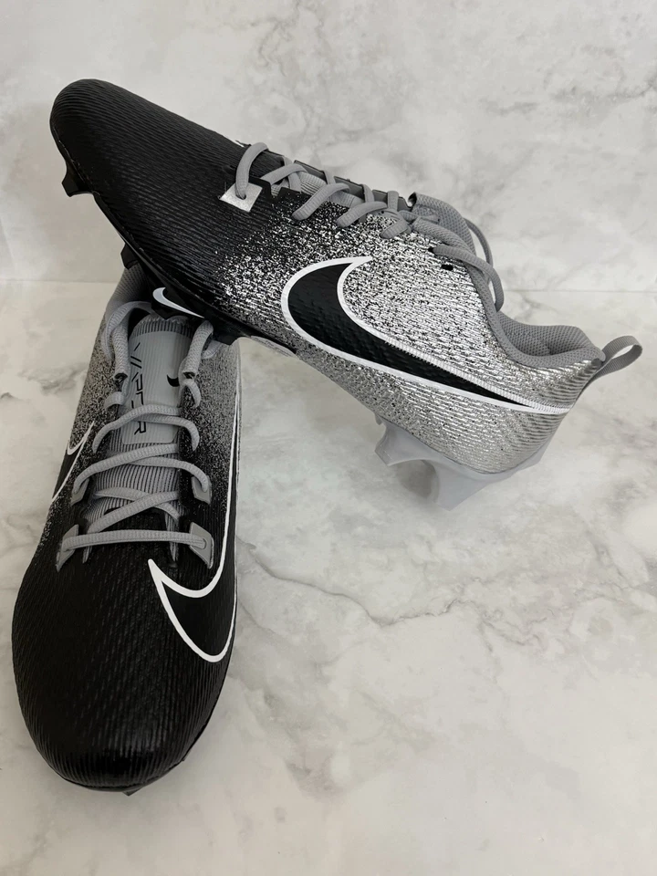 Nike Vapor Edge Speed 360 2 Football Cleats Silver Black DA5455-003 Men’s Sz 13 - Image 3 of 4