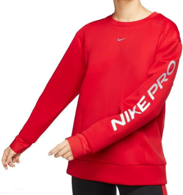 Nike Damen Pullover Pro Fleece-Rundhalsshirt Laufen Sport Training