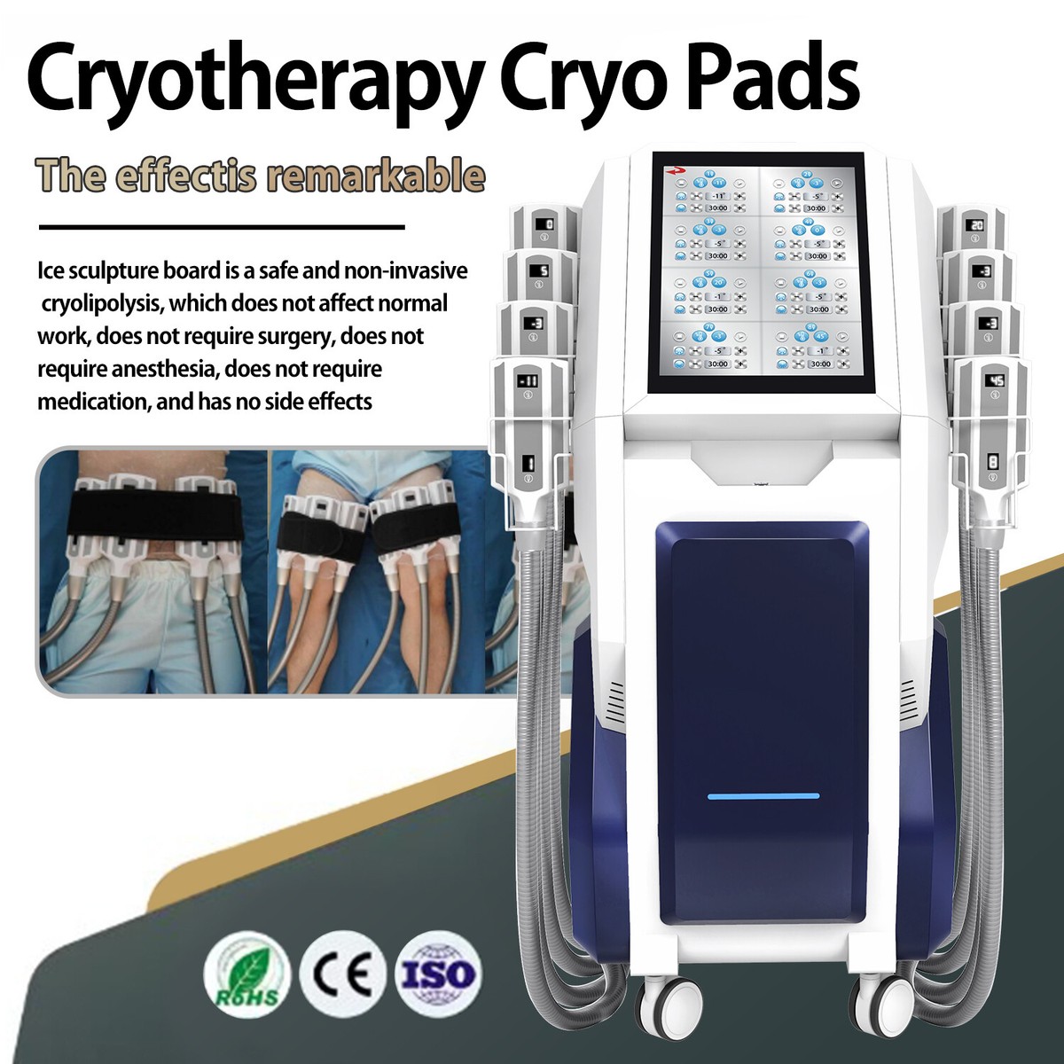 Cryotherapy Cryo Paddles Body Sculpt Sliming Fat Freezing Weight