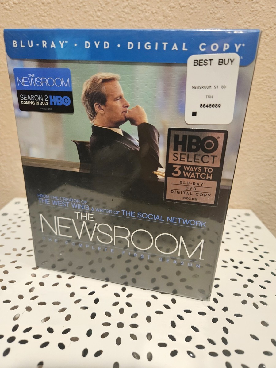 The Newsroom - The Complete First Season (Blu-ray/DVD, 2013, 6