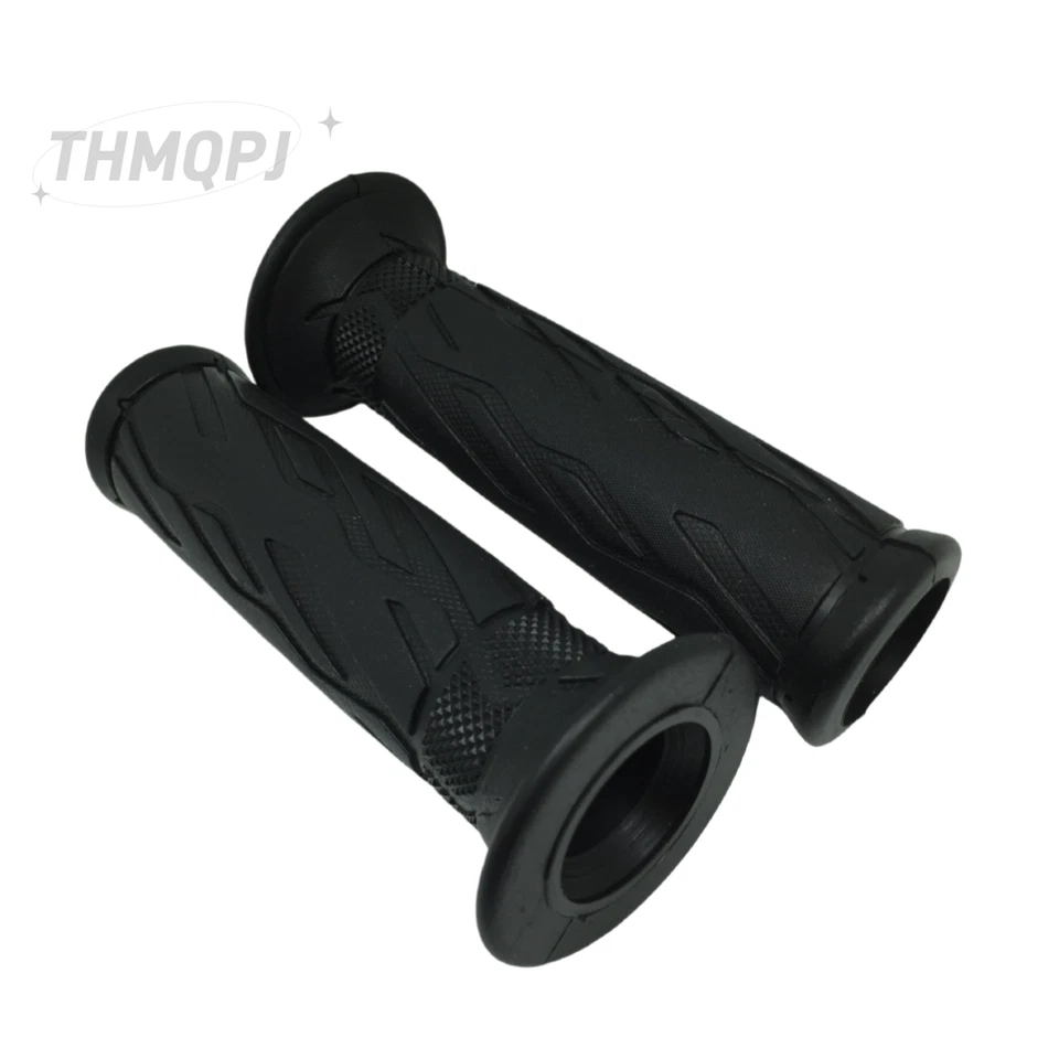 Empuñaduras de tubo de acelerador con mango de goma de 7/8" para YAMAHA HONDA Kawasaki Suzuki Foto 2 de 4