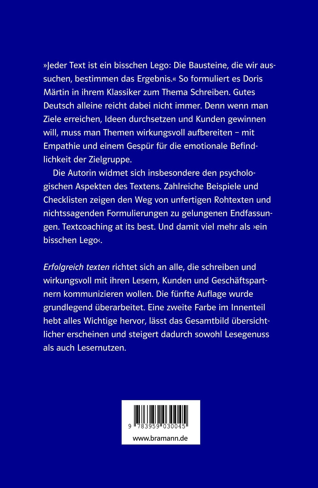 Thumbnail - Erfolgreich Texten | Doris Märtin | Taschenbuch | 187 S. | Deutsch |