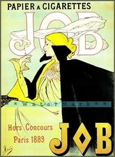 JOB 1896 Vintage Poster Print Retro Art Nouveau French Paper Advert