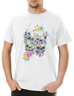 Skull Ornaments Herren T-Shirt Schädel Mexiko Sugar Gang Latino Mexico Banden