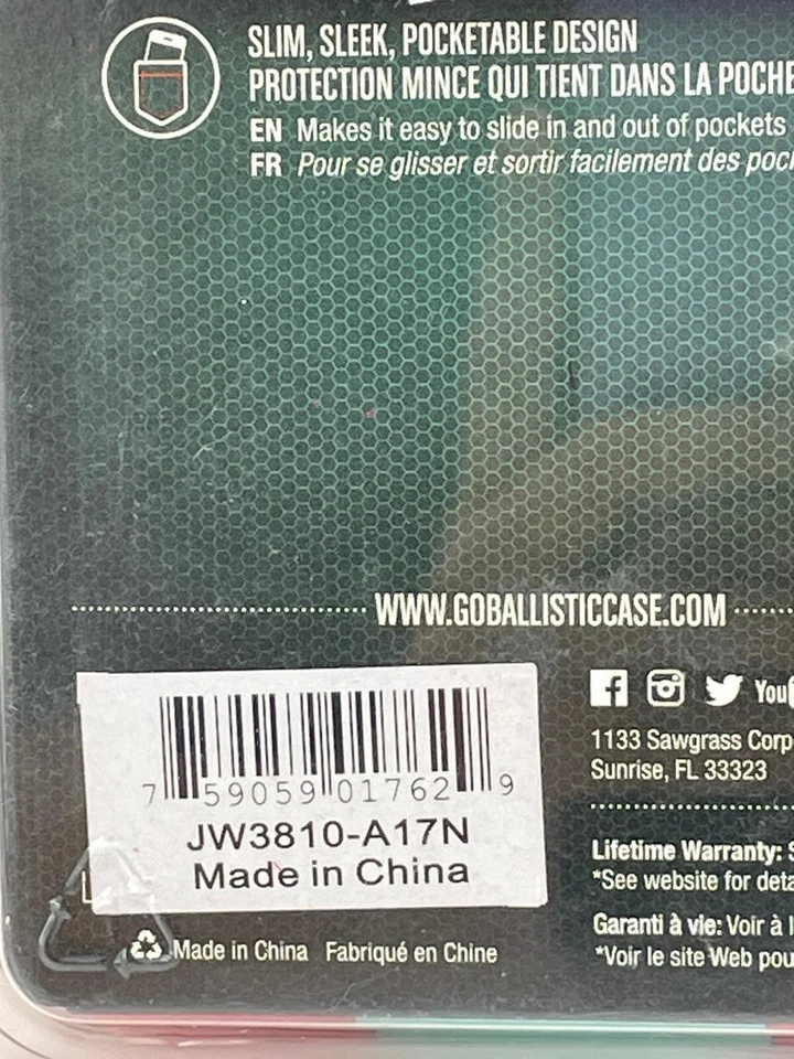 弹道珠宝半透明保护壳 适用于三星 Galaxy S6,黑色 — 第 4/4 张图片