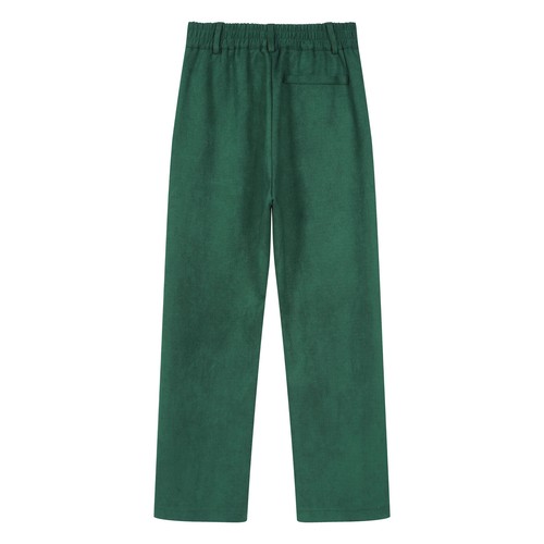 Kids Boys Trousers Pockets Suit Performance Pants Suede Stage Party Ceremony - Picture 7 of 28