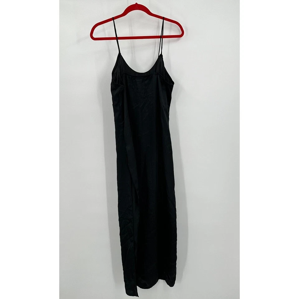 Vintage Shirley of Hollywood Womens Slip Dress Size M Black Witchy Whimsigoth Foto 2 de 4