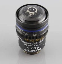OLYMPUS APO N TIRF 60X 1.49 OIL 0.13-0.19 FN22 UIS2 MICROSCOPE OBJECTIVE BX IX