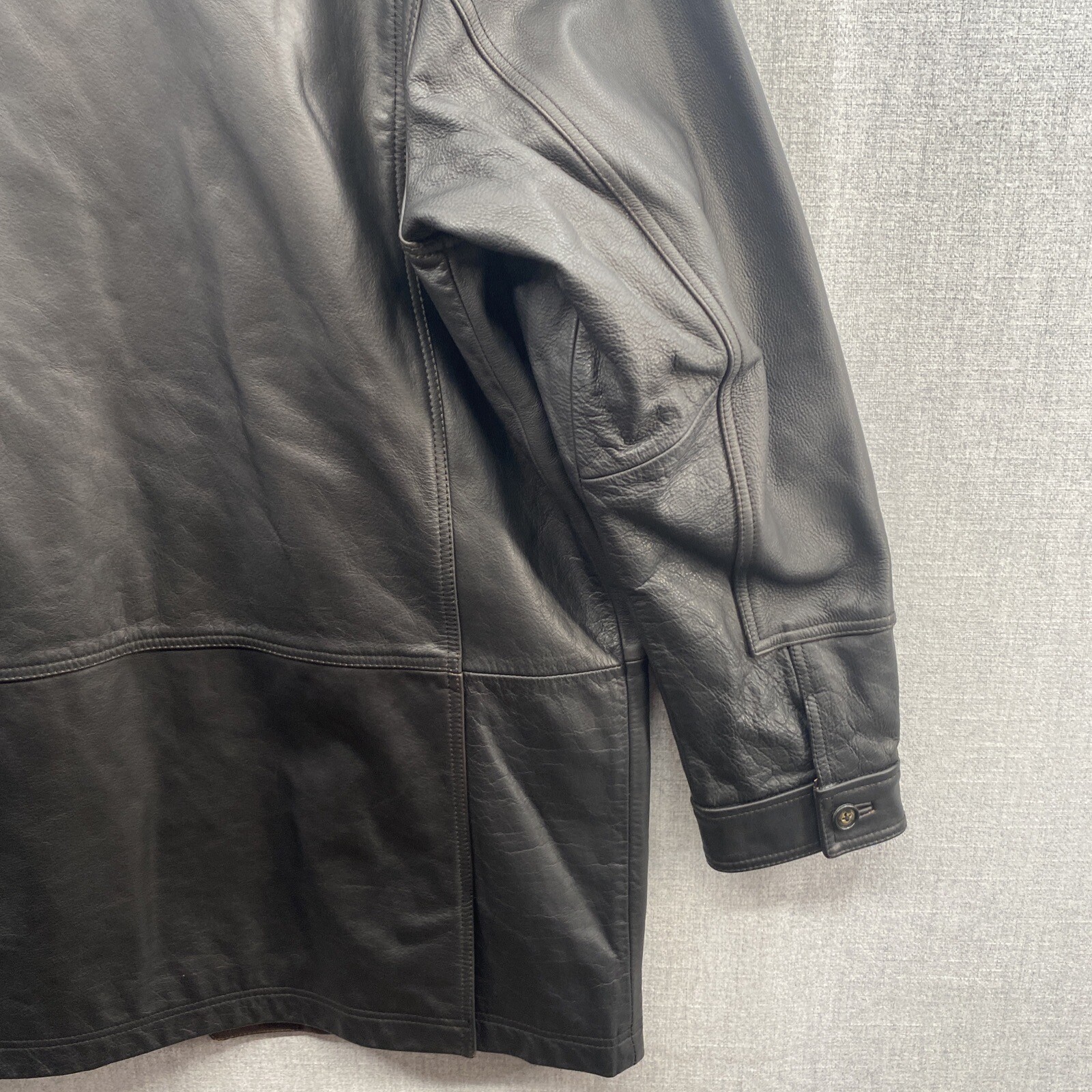 Territory Ahead Leather Chore Jacket Mens Large LONG … Gem