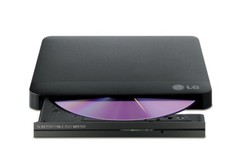 LG Slim Portable DVD Writer GP50NB40 With M-Desk Support For Windows And Mac