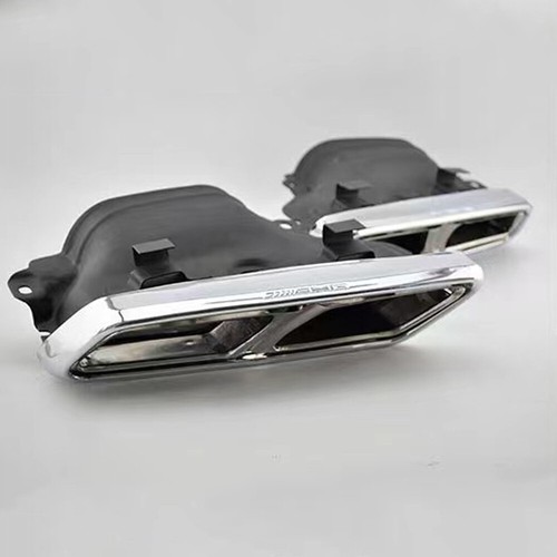 Puntas de tubo silenciador de escape de coche para Mercedes Clase E S W212 W222 S350 S450 E63 S65 - Imagen 12 de 12