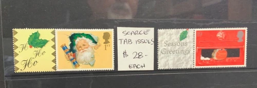 GREAT BRITAIN  2 x SPECIAL TAB ISSUED  MUH