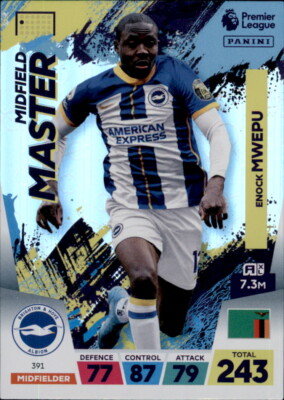Panini Premier League 22/23 # 391 - Enock Mwepu - Midfield Master
