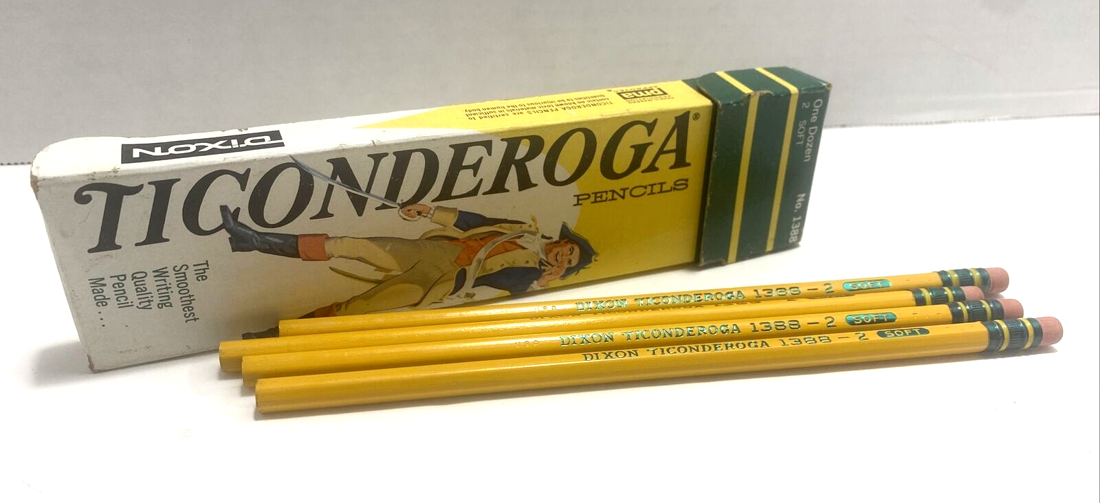 Ticonderoga Ethan Allen Hero of 1775 Collectible Box with 4 Pencils-image