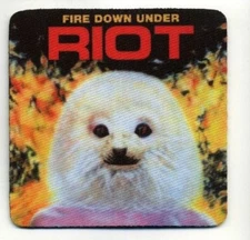 Riot   - Record Album Cover  COASTER -  Fire Down Under 1981