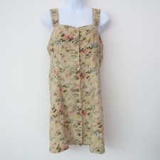 Urban Outfitters x Laura Ashley Mini Dress Medium Floral Print Cottage Pinafore