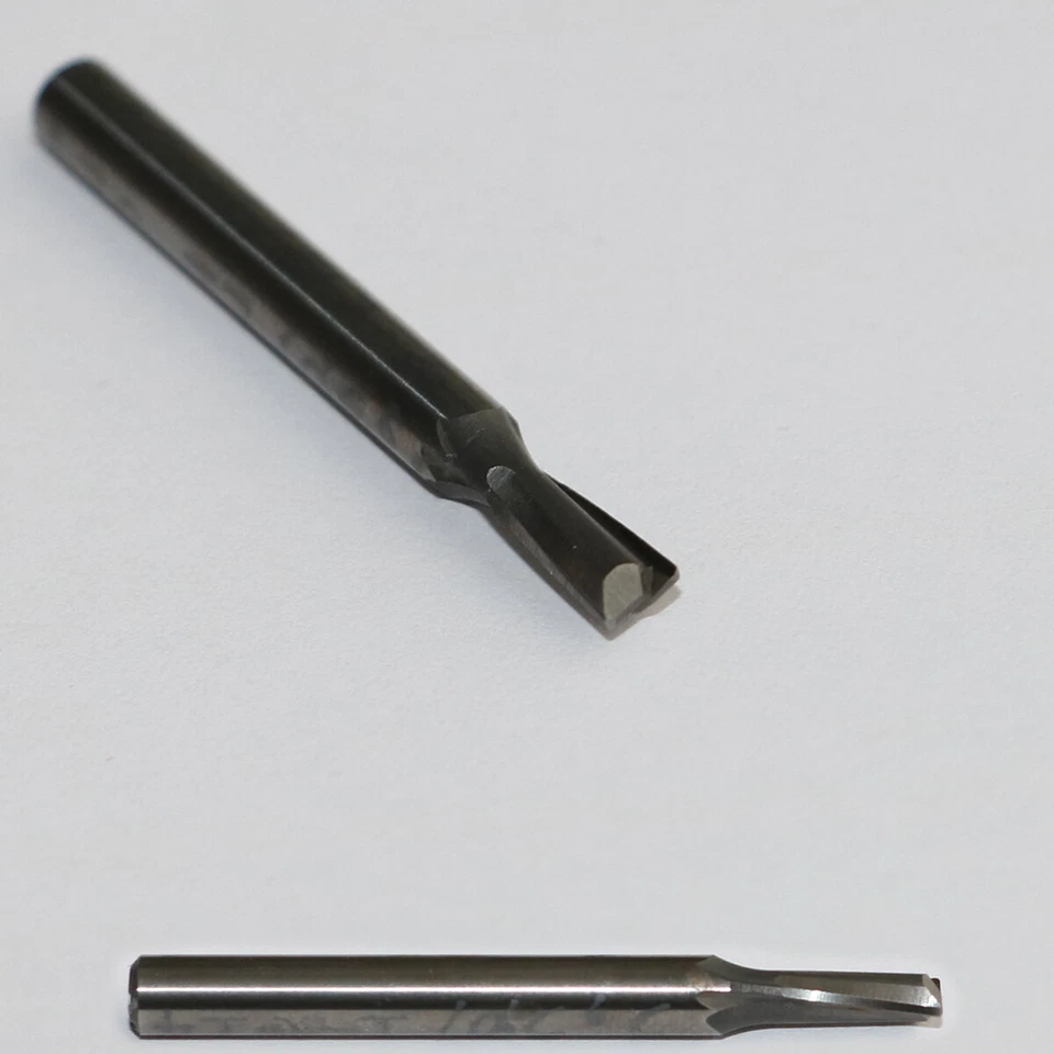 HARTWERKZEUG VHM Bohr & Tauchfräser Schaftfräser Ø 3,5 mm Z=2 Oberfräser Schlitzfräser *52R*