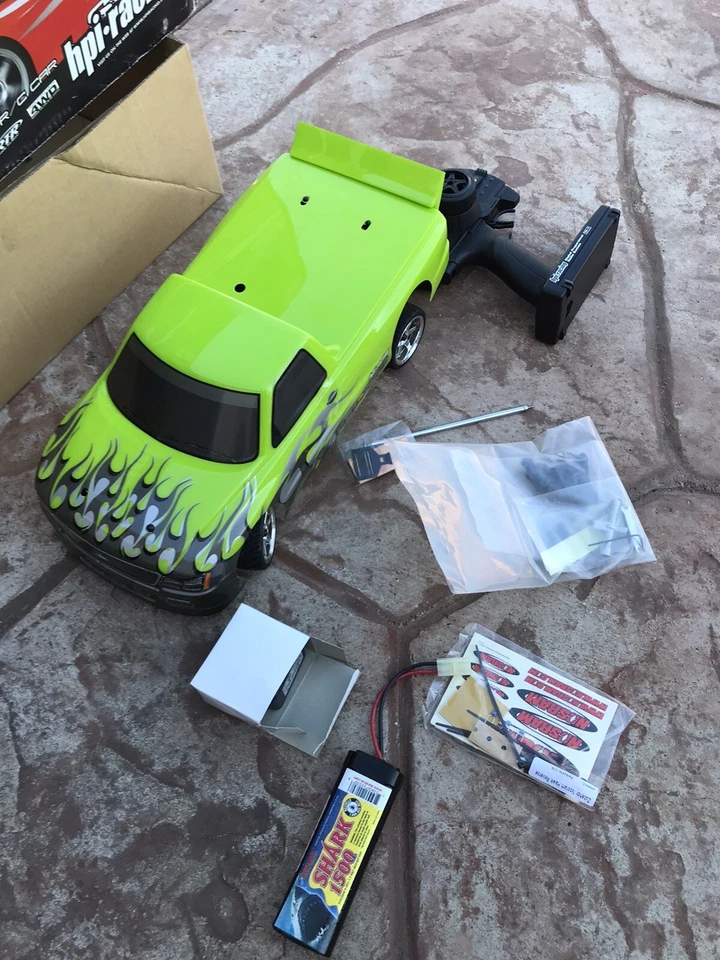 Vintage NOS hpi Racing 4wd Sprint 2 RC Mini Truck Box AWD Remote Control Pick Up - Image 2 of 4