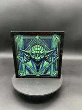 Yoda Art Deco 3D Printed Picture Star Wars Themed