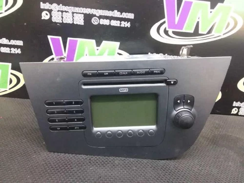 1P1035186BN87 Sistema Audio/Radio Cd para SEAT LEON (1P1) * 433585 - Imagen 4 de 5