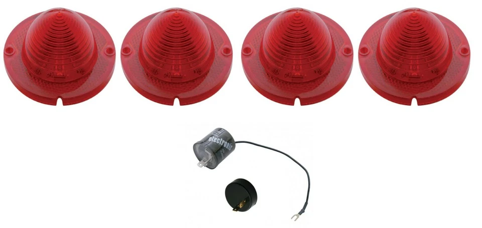 Juego de luces traseras LED United Pacific 1958-1967 Chevy Corvette/1958-1960 Chevy Car Foto 2 de 4