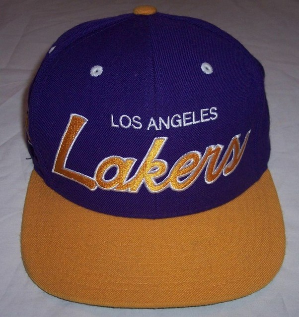 Los Angeles Lakers basketball team HAT CAP Mitchell & Ness excellent