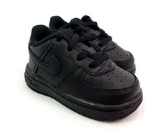 Nike Force 1 LE Baby Toddler Size 4c Triple Black Sneaker Shoes DH2926-001