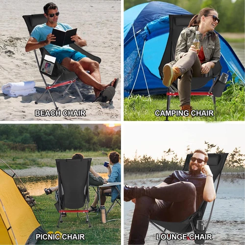 Ultralight Outdoor Portable Folding Camping Chair Fishing Chair Carrying Bag - Picture 6 of 46