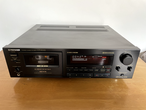 Pioneer CT-900S - 3 Head, Twin Capstan, Stereo Cassette Deck, Dolby S, Hi-End - Picture 3 of 13