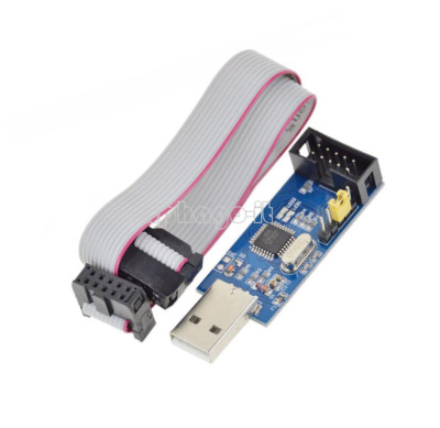 USBASP USBISP AVR Programmer Adapter 10 Pin Kabel USB ATMEGA8 ATMEGA128 Arduino