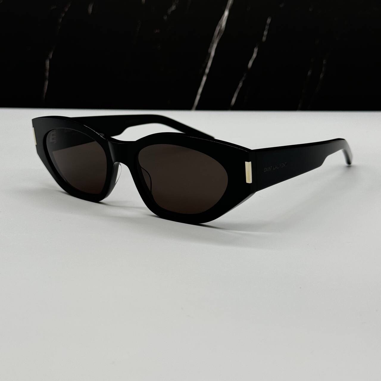 NUOVI OCCHIALI DA SOLE DONNA SL638 001 SAINT LAURENT NERI CAT EYE SL 638 001